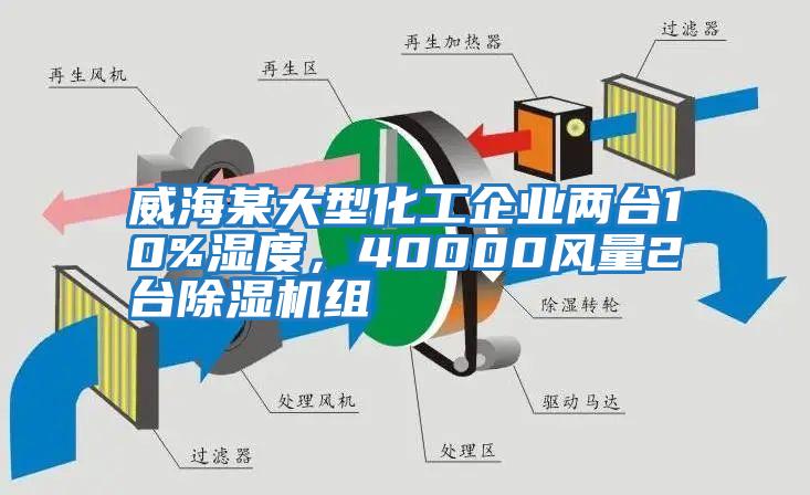 威海某大型化工企業(yè)兩臺(tái)10%濕度，40000風(fēng)量2臺(tái)除濕機(jī)組