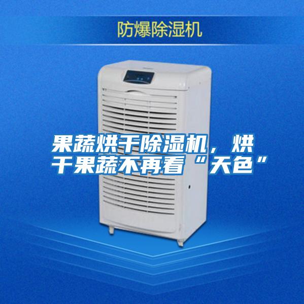 果蔬烘干除濕機(jī),烘干果蔬不再看“天色”