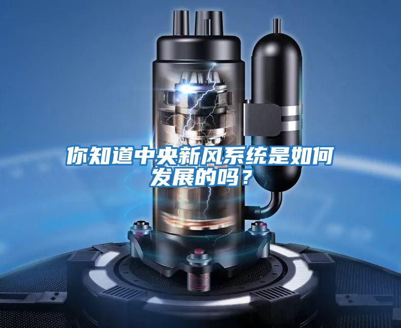 你知道中央新風系統是如何發展的嗎？