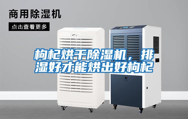 枸杞烘干除濕機，排濕好才能烘出好枸杞