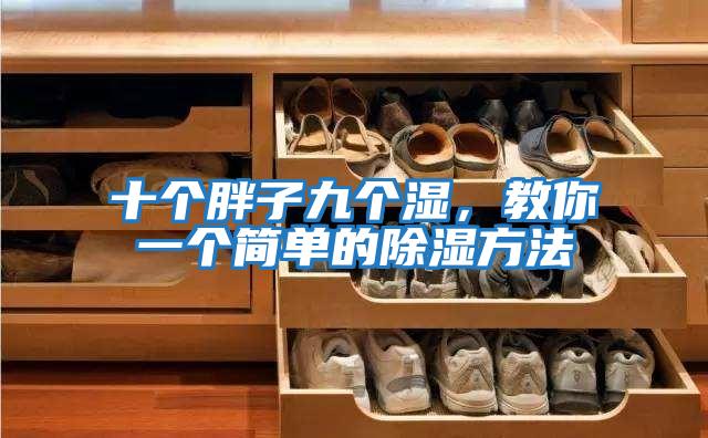 十個胖子九個濕，教你一個簡單的除濕方法
