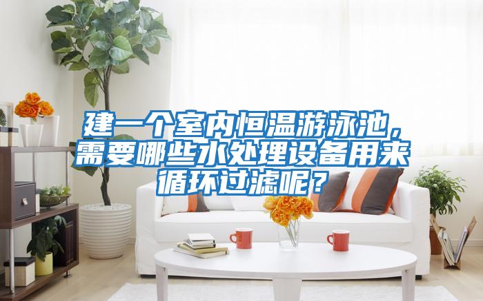 建一個(gè)室內(nèi)恒溫游泳池,需要哪些水處理設(shè)備用來(lái)循環(huán)過(guò)濾呢?