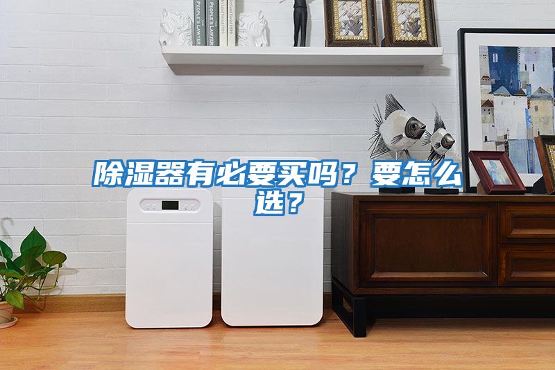 除濕器有必要買嗎？要怎么選？
