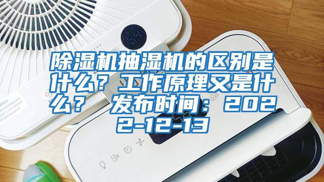 除濕機抽濕機的區(qū)別是什么？工作原理又是什么？ 發(fā)布時間：2022-12-13