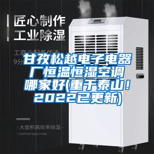 甘孜松越電子電器廠恒溫恒濕空調(diào)哪家好(重于泰山！2022已更新)