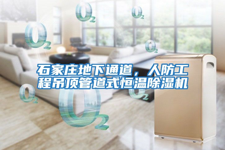 石家莊地下通道，人防工程吊頂管道式恒溫除濕機