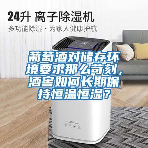 葡萄酒對(duì)儲(chǔ)存環(huán)境要求那么苛刻，酒窖如何長(zhǎng)期保持恒溫恒濕？