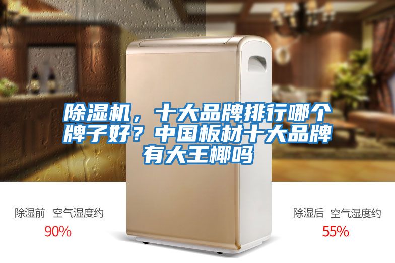 除濕機，十大品牌排行哪個牌子好？中國板材十大品牌有大王椰嗎